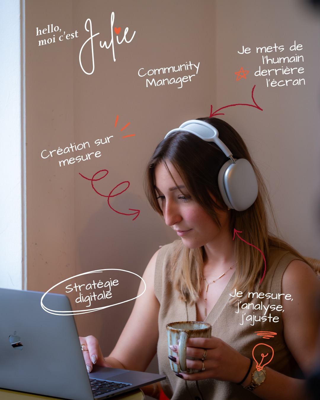 Présentation de Julie et de son approche du community management