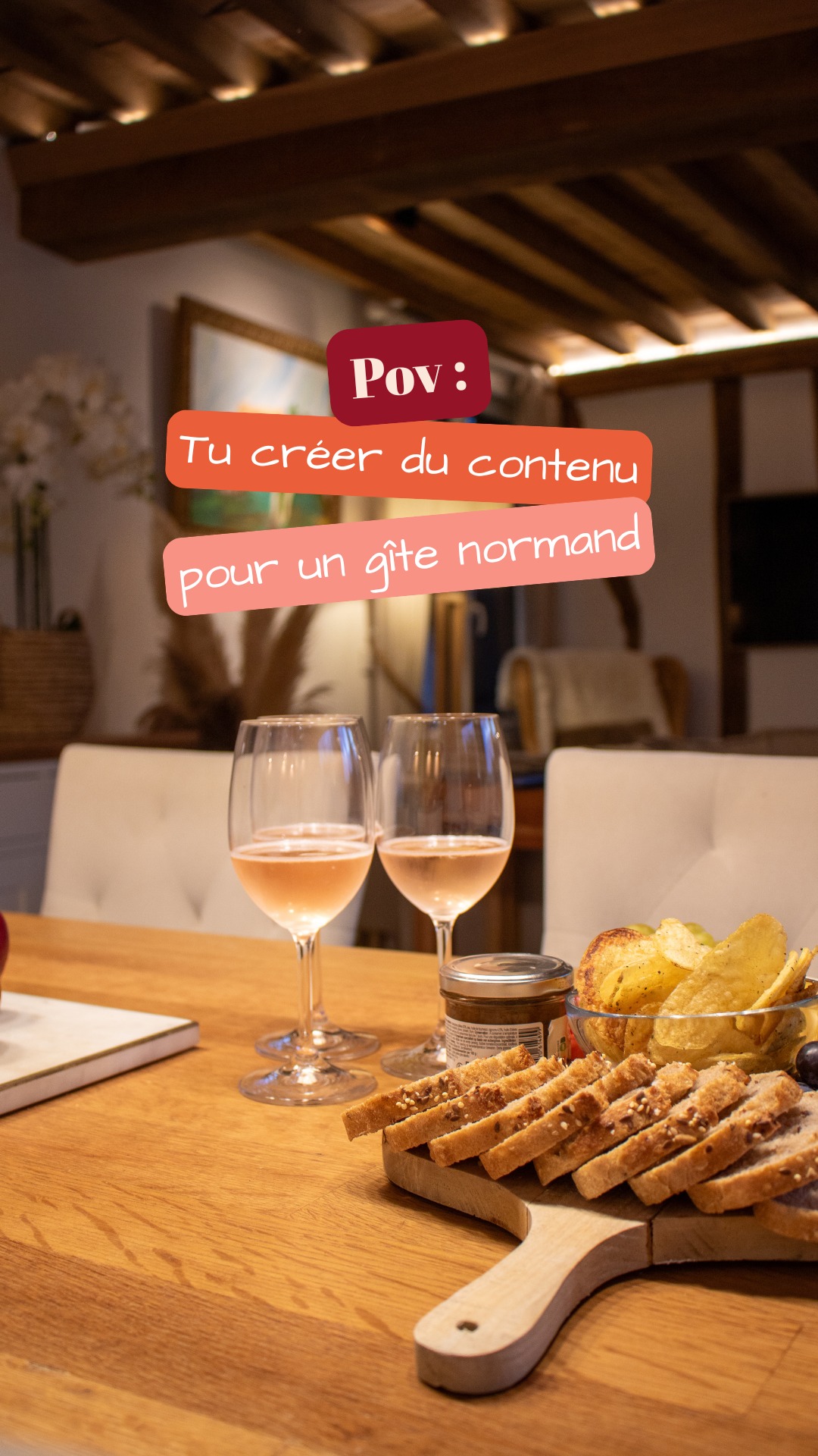 Création de contenu pour un gîte normand